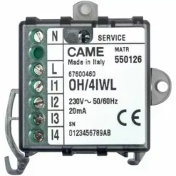 OH/4IWL Module 4 Entrées Numérique Radi CAME 67600460