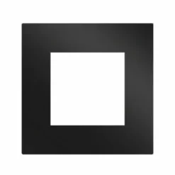 PLV2M BK Plaque Noire En Verre 2 Modules CAME 67900180