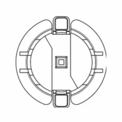 Support Rapide à Encastrer Type C CAME YM0157