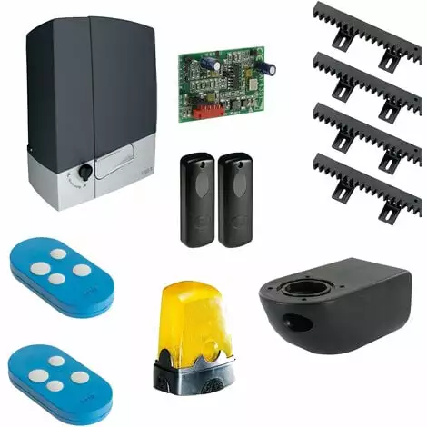 KIT BXV04AGS Motorisation Portail Coulissant CAME 24V 8K01MS-003 + Crémaillère - CAME 1 KIT BXV04AGS Motorisation Portail Coulissant CAME 24V 8K01MS-003 + Crémaillère - CAME