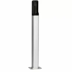 PVC Argenté Colonne à Came De 500 Mm De Haut Pour Photocellule 001DIR-CG