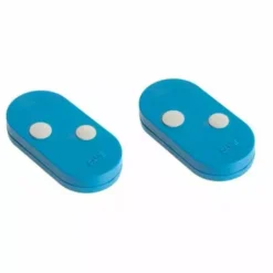 CAME 2019 Pack De 2 Télécommande 2 Canaux TOPD2RBS à Code Fixe Bleue à Double Fréquence