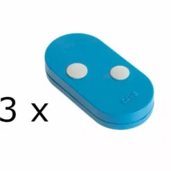 CAME 2019 Pack De 3 Télécommande 2 Canaux TOPD2RBS à Code Fixe Bleue à Double Fréquence