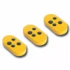 Came 3 X Télécommande 4 Canaux Code Fixe Jaune Topd4fys 806ts-0103