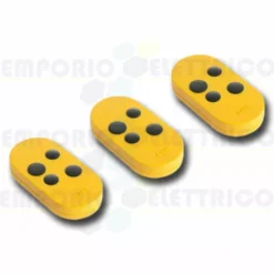 Came 3 X Télécommande 4 Canaux Code Fixe Jaune Topd4fys 806ts-0103 -CAME Soldes Boutique 16955996 3