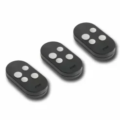 Came 3 X Télécommande 4 Canaux Rolling Code Noire Topd4rks 806ts-0122