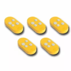 Came 5 X Télécommande 4 Canaux Rolling Code Jaune Topd4rys 806ts-0123