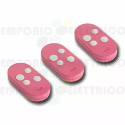 Came 3 X Télécommande 4 Canaux Rolling Code Rose Topd4rps 806ts-0125 -CAME Soldes Boutique 16956041 3