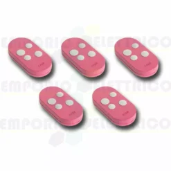 Came 5 X Télécommande 4 Canaux Rolling Code Rose Topd4rps 806ts-0125 -CAME Soldes Boutique 16956043 3