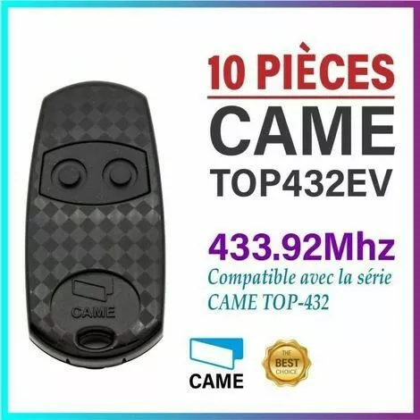 Telecommande D'origine Came TOP432EV 10 Pieces. Frequence De Code Fixe 433,92 MHz. 8050456003058 2 Telecommande D'origine Came TOP432EV 10 Pieces. Frequence De Code Fixe 433,92 MHz. 8050456003058 – Image 2