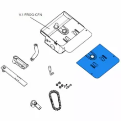 Came Pièce Détachée Du Couvercle Pour Caisse De Fondation Frog Cfn 119ria009