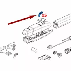 Came 5 X Pièce Détachée Clé De Déverrouillage Ats30-50 88001-0240