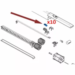 Came 10 X Pièce Détachée Micro-interrupteurs 119rir083