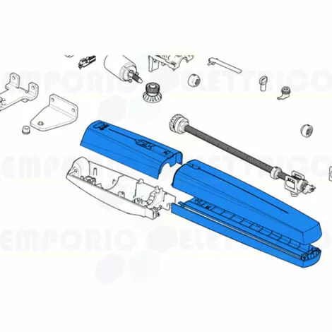 Came Pièce Détachée Groupe Plastiques Externes Ral7024 Axi20-25 88001-0202 3 Came Pièce Détachée Groupe Plastiques Externes Ral7024 Axi20-25 88001-0202 – Image 3