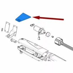 Came Pièce Détachée étrier De Queue Ax5024 Ax71230 119rid303