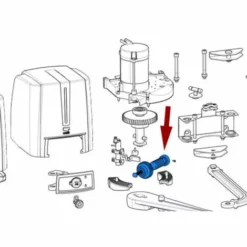 Came Pièce Détachée Couronne Et Vis Sans Fin Fast40 119rid374
