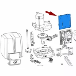 Came Pièce Détachée Support Carte Et Transformateur Fast40 119rid381