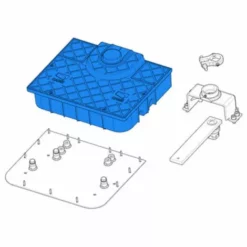 Came Pièce Détachée Boîte De Fondation Et Couvercle Frog-jc 119ria068