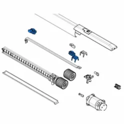 Came Pièce Détachée Glissière Micro Ati 88001-0219