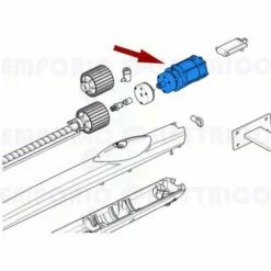 Came Pièce Détachée Groupe Moteur + Frein Amico 230v 88001-0138 -CAME Soldes Boutique 24123364 3