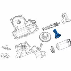 Came Pièce Détachée Vis Sans Fin Première Réduction Frog-j 119ria069