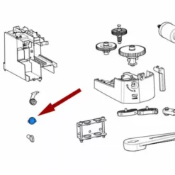 Came Pièce Détachée Capuchon Serrure Ral 7024 Ftl Sdn Bxl 88001-0077