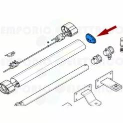 Came Pièce Détachée Capuchon Tête Gauche Krono 119rid180 -CAME Soldes Boutique 24403148 3