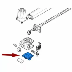 Came Pièce Détachée Couvercle Inférieur Gauche Krono 119rid183