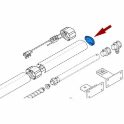 Came Pièce Détachée Capuchon Tête Droit Krono 119rid179