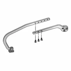 Came Bras De Transmission Courbé Droit Réglable Voilà 001vlr08dx Vlr08dx