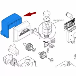 Came Pièce Détachée Couvercle Motoréducteur Bx 119ribx003