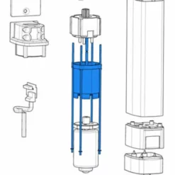 Came Pièce Détachée Groupe Réduction Stylo 119rid343