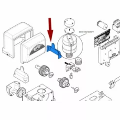 Came Pièce Détachée Boîte Protection Réglages Droite Bx 119ribx005