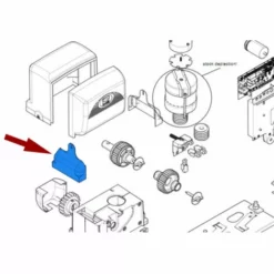 Came Pièce Détachée Boîte Protection Réglages Gauche Bx 119ribx006