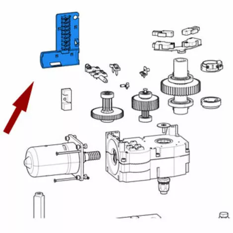 Came Pièce Détachée Support Connexion Ferni 119rid362 1 Came Pièce Détachée Support Connexion Ferni 119rid362