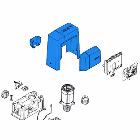 Came Pièce Détachée Groupe Cover Bk Dark Grey 88001-0084 1 Came Pièce Détachée Groupe Cover Bk Dark Grey 88001-0084