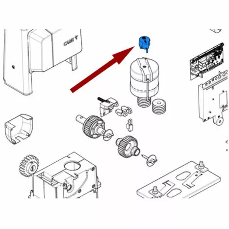 Came Pièce Détachée Groupe Lecteur Optique Bx 88001-0121 1 Came Pièce Détachée Groupe Lecteur Optique Bx 88001-0121
