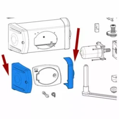 Came Pièce Détachée Bouchons Latéraux Ferni 119rid359