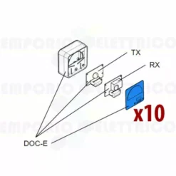 Came Pièces Détachée 10 X Lames Photocellules Doc-e Doc-i 119rir082 -CAME Soldes Boutique 25852568 3