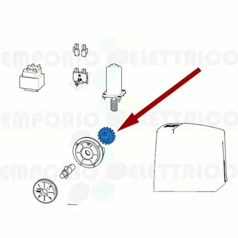 Came Pièce Détachée Pignon Module 4 Bxv Sdn 119ribs001 3 Came Pièce Détachée Pignon Module 4 Bxv Sdn 119ribs001 – Image 3
