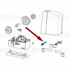 Came Pièce Détachée Serrure Triangulaire Et Capuchon Bxv 88001-0170 -CAME Soldes Boutique 26044337 3