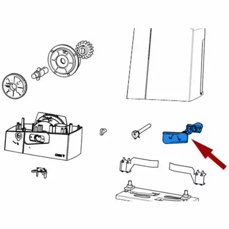 Came Pièce Détachée Groupe Levier Déverrouillage Bxv 88001-0163 1 Came Pièce Détachée Groupe Levier Déverrouillage Bxv 88001-0163