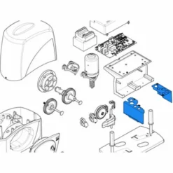 Came Pièce Détachée Boîte Protection Intérieurs Bx 119ribx051
