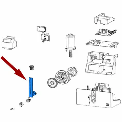 Came Pièce Détachée Groupe Levier De Déverrouillage Bxl 119rib009 1 Came Pièce Détachée Groupe Levier De Déverrouillage Bxl 119rib009