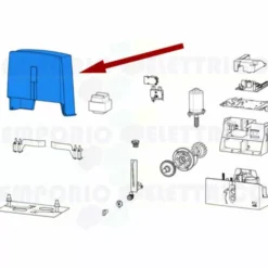 Came Pièce Détachée Couvercle Motoréducteur Ral 7024 Bxl 88001-0076 -CAME Soldes Boutique 26224942 3