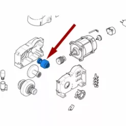 Came Pièce Détachée Arbre Prèmiere Réduction Et Couronne Emega 119rie148