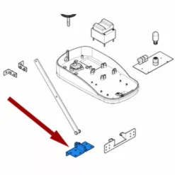 Came Pièce Détachée étrier Fixation Porte Ver 119rie043