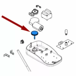 Came Pièce Détachée Arbre Lent Ver 119rie158