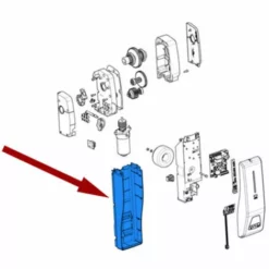 Came Pièce Détachée Plastiques Inférieurs Emega40 119rie201