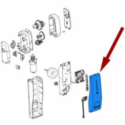 Came Pièce Détachée Plastique Couverture Armoire Emega40 119rie204